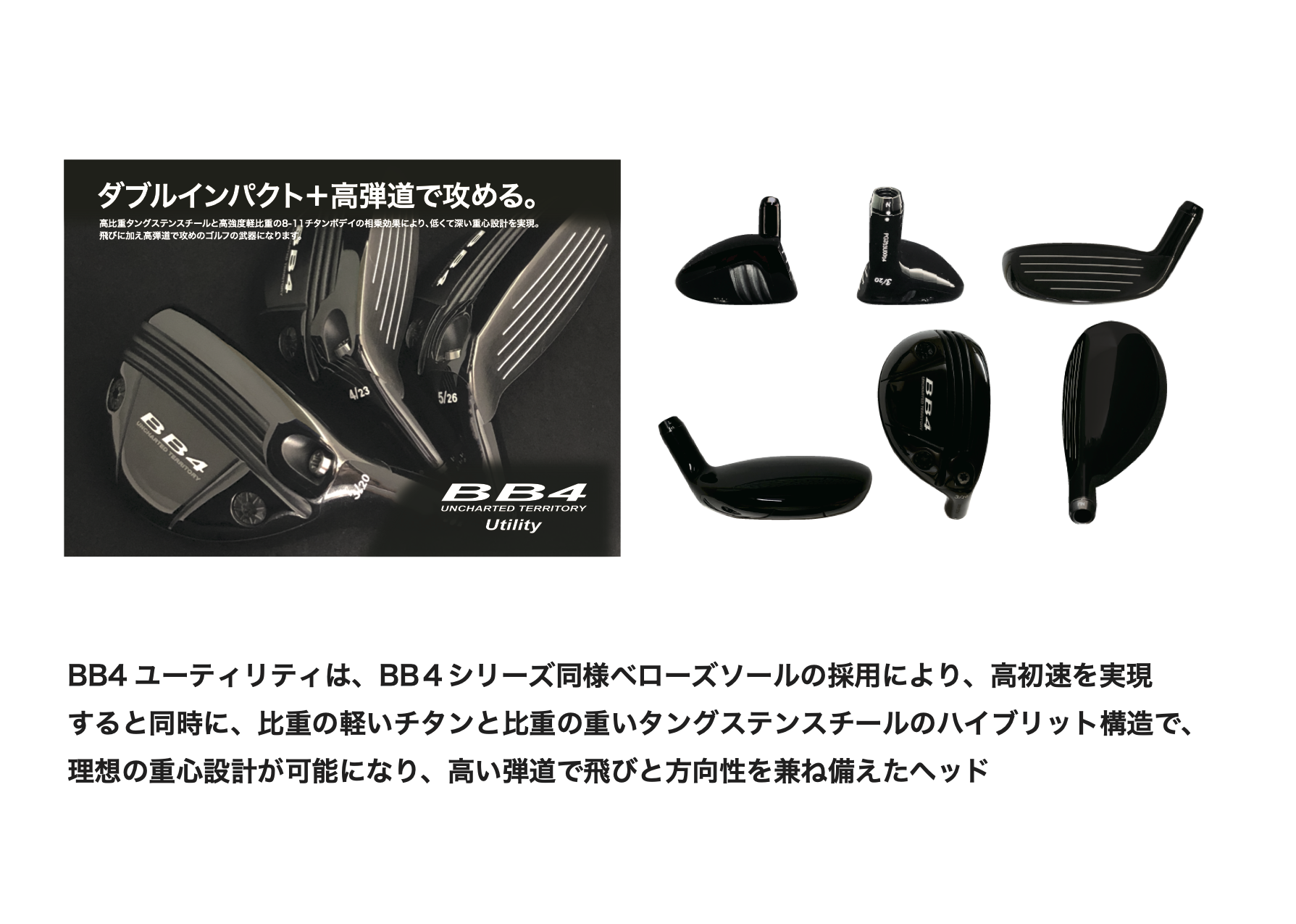 Progress BB4 ドライバー10.5度 ヘッド BB4SB01 10.5度ドライバー